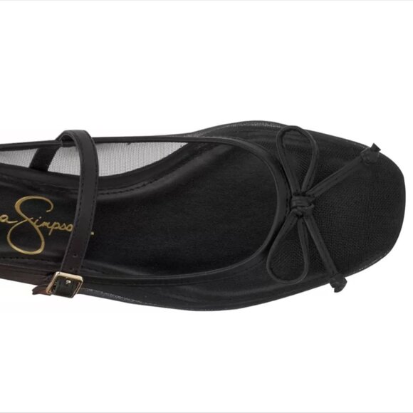 new JESSICA SIMPSON Katelind Mesh Ballet Flats 3T2 - Picture 4 of 5